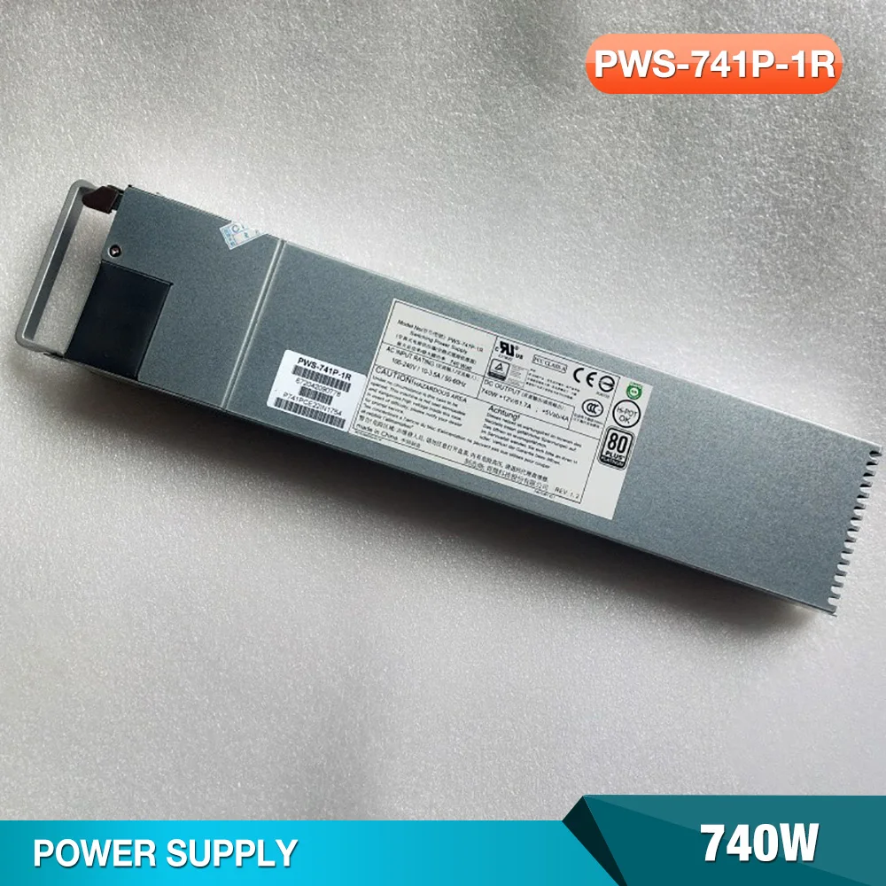 

NEW 100-240V MAX 740W For SUPERMICRO Server Redundant Power Supply PWS-741P-1R