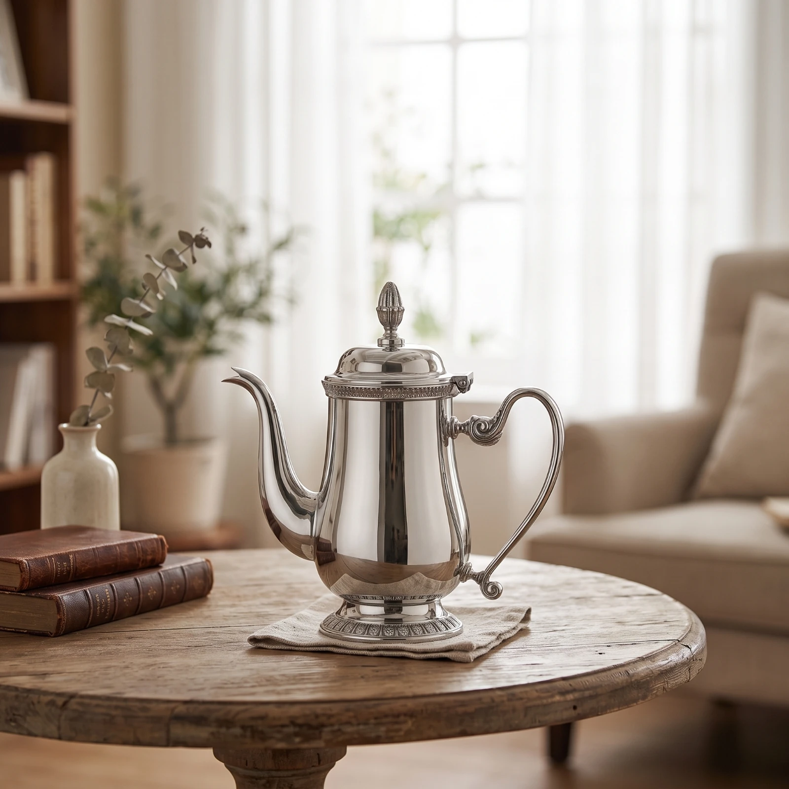 Coffee Pot with Lid Elegant Carafe with Lid Beverage Server Long-Lasting for Hosts, Tabletop Display, Tea Service