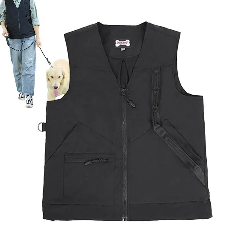 Dog Training Vest For Pet Training Multi Dog Training Vest Windproof Dog Trainer Vest With Multi Pockets Pet Obedience Vest