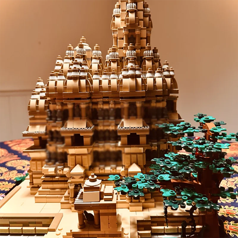 Mittelalterliche Burg MOC Bausteine Die Große Göttliche Residenz Technologie Modulare Blöcke Geschenke Weihnachtsspielzeug DIY-Sets Montage