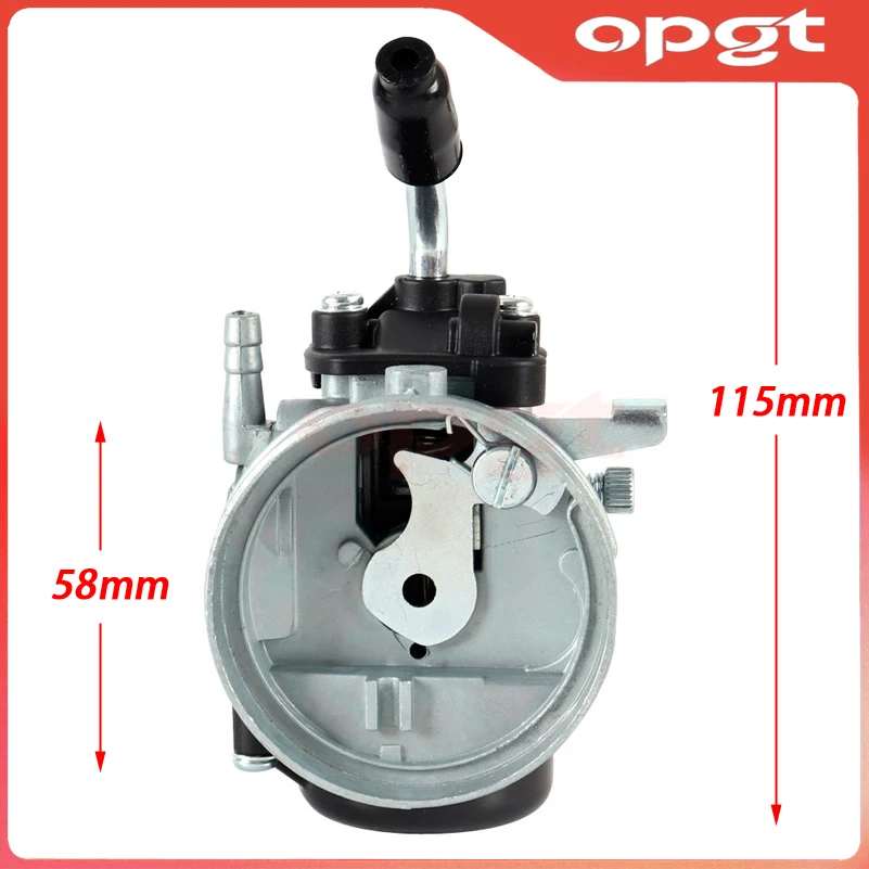 OPGT ATV 49cc Performance 19mm Carburetor 58mm Air Filter cable Assembly for 2-stroke 49cc 50cc 60cc 66cc 80cc Mini Pocket Bike