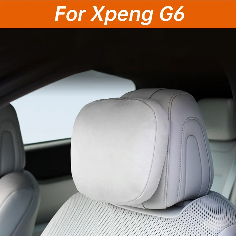 2026 XPeng G6 Car Headrest Neck Pillow Lumbar Support Cushion Comfortable Neck Waist Support Auto Interior Modification Parts