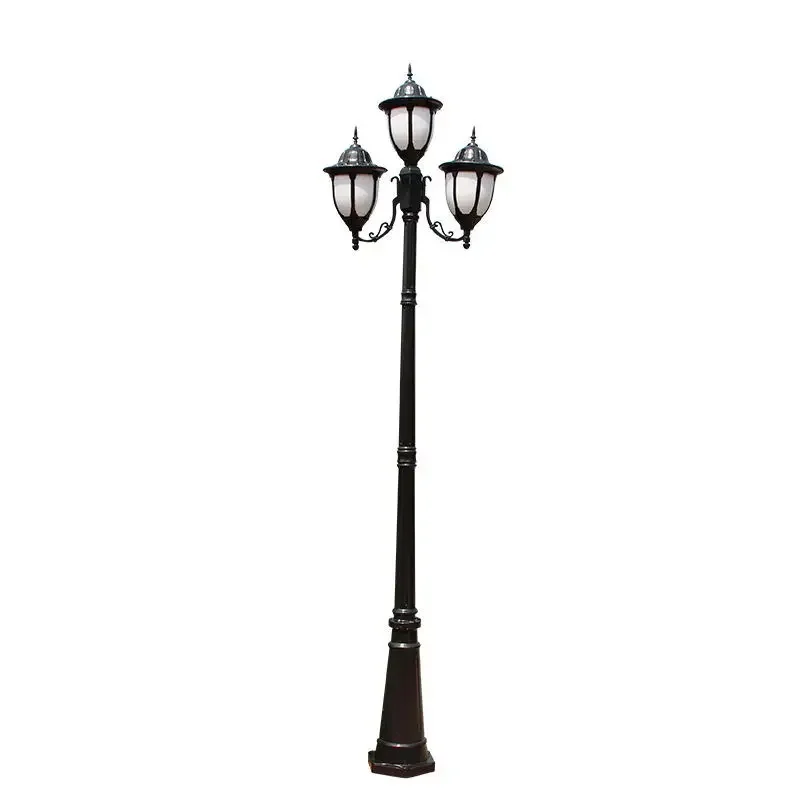 

Outdoor Street Decoration Victorian Antique Cast Iron Garden Lamp Pole Light