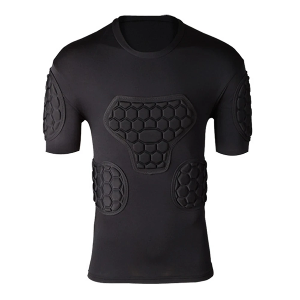 Professional Rugby Football Soccer Goalkeeper Jerseys Armor Uniforms Shirts Jackets Thicken EVA Sponge Elbow Chest Protector