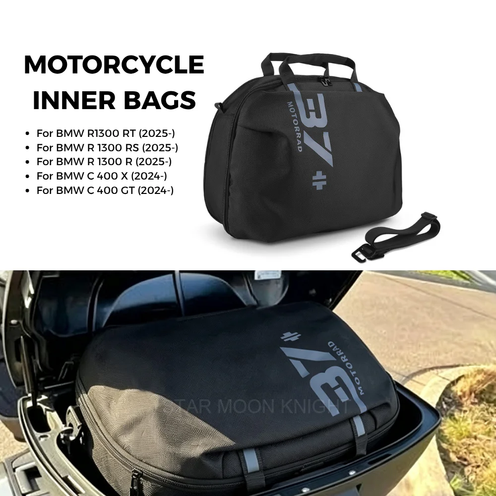 Motorrad-Innentaschen für BMW R1300RT R1300RS R1300R 2025 2026 C400X C400GT (2024-) Gepäckbox Topcase Aufbewahrungstasche