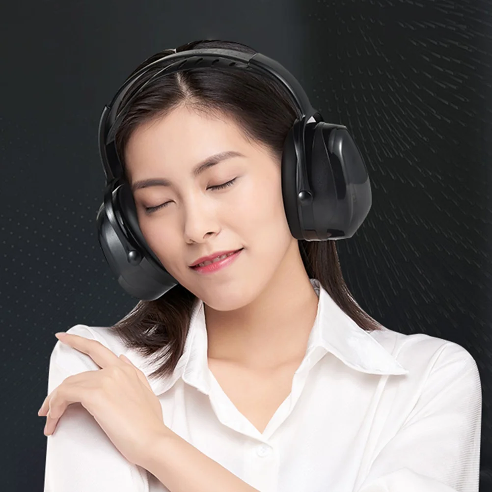 

Kids Ear Protection Soundproof Earmuffs Cancelling Lightweight Impact Resistant Abs Sponge Material