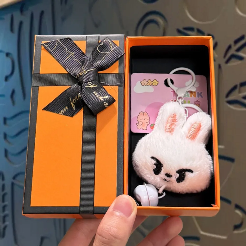 

Plush SKZOO Keychain Pendant Animal Bear Rabbit Cat Gift World Cup Cartoon Mascot Keychain Gift Box Gift KPOP stray kids
