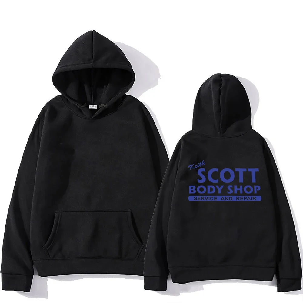 Keith Scott Body Shop Hoodie One Tree Hill Lustige Damen- und Herren-Harajuku-Ästhetik-Hoodies Herbst-Winter-Pullover-Sweatshirt Vintage – Detail 9