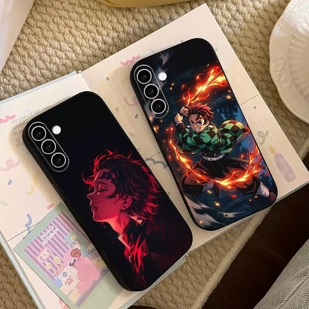 Tanjiro Kamado  Phone Case For Samsung Galaxy A73,A72,A71,A70,A53,A52,A51,Others Soft Black Cover