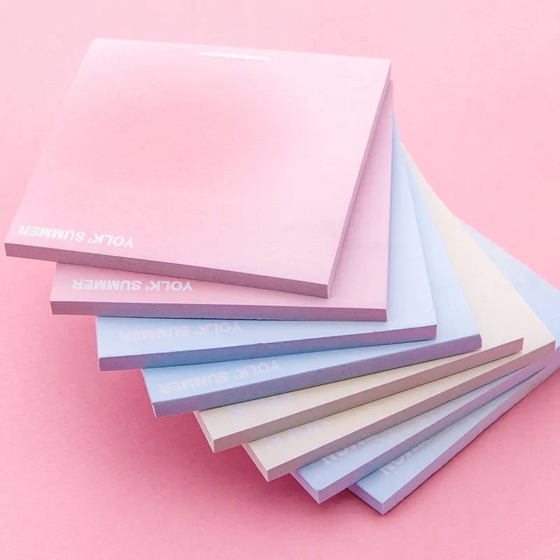 Gradient Blending Multifunctional Sticky Notes Sulfuric Acid Paper Hand Account Messages Notebook Combination