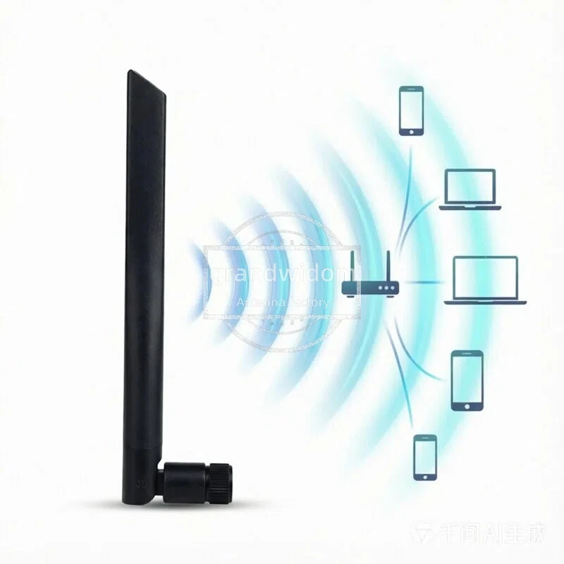 GWS 5 Stück WLAN-Antenne 2,4 GHz 5dBi Verstärkung SMA-Stecker und PX4 zu SMA-Buchse Kabel für Zigbee WLAN 2,4 GHz Router Signalverstärker Largo – Detail 8