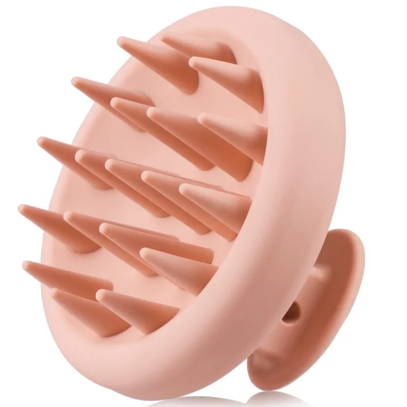 Silicone Shampoo Brush Scalp Massage Comb Hair Root Clean The Scalp Thoroughly Body Massage Brush Salon Hairdressing Tool