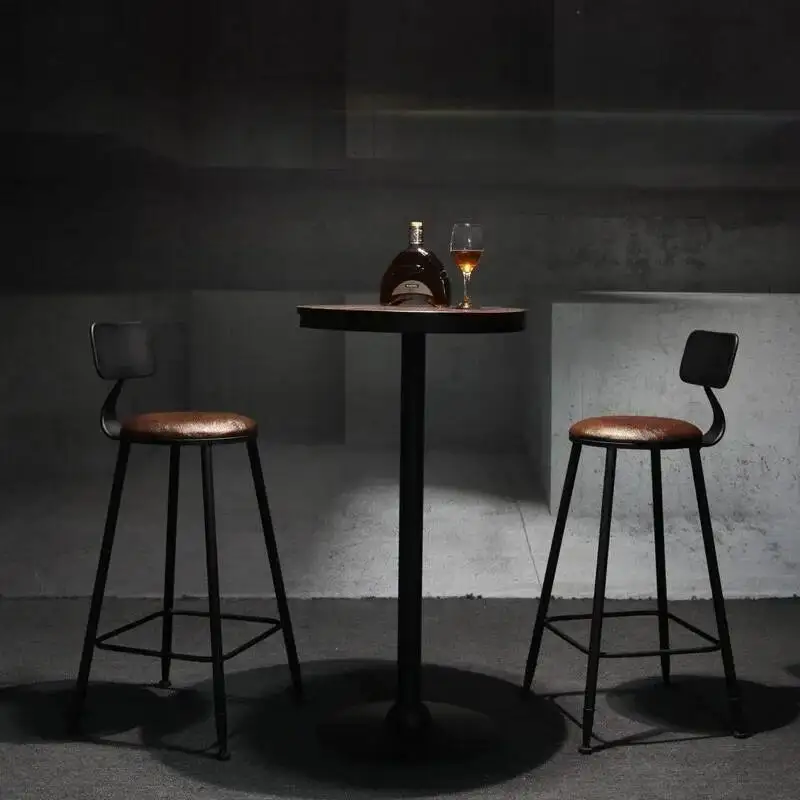 

Bar Accessories Kitchen Retro Nostalgia Furniture Table Home Drinks Counter High Nordic Coffee Standing Barra Para Cocina Mesa