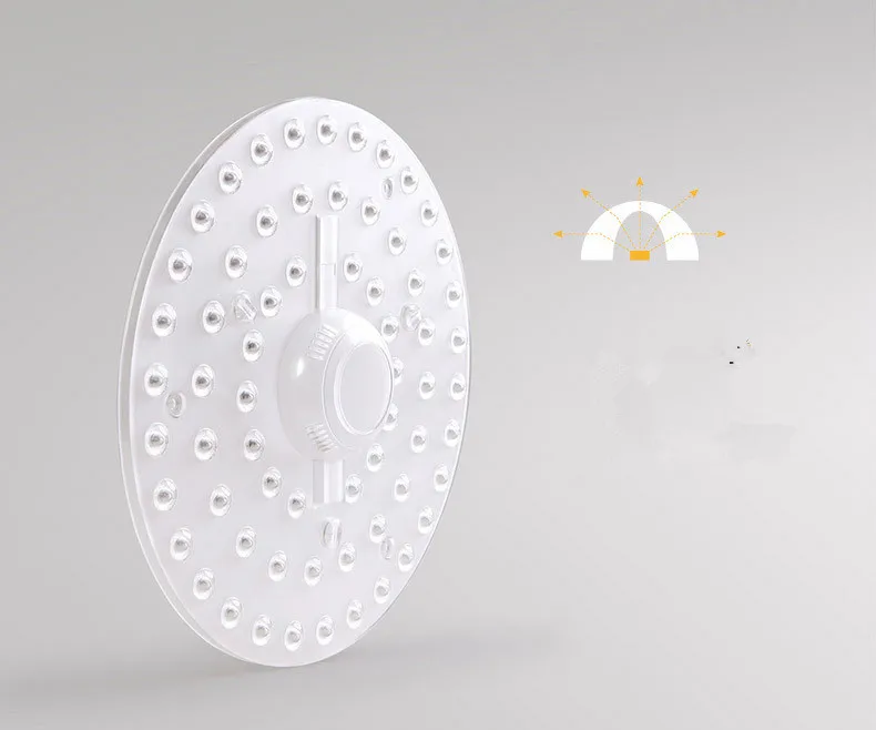 조광 가능한 모듈 LED 천장 조명 24W 36W 48W 64W 80W, 이중 전구 조명 문어 이중 에너지 절약 천장 장식