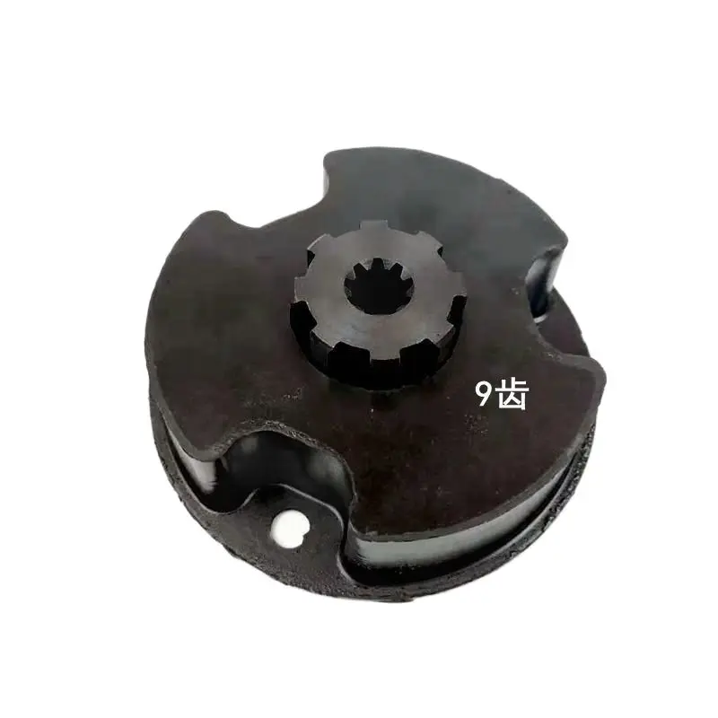 Excavator Parts Yuchai YC13 15 18 hydraulic pump connecting glue assembly 9T coupling