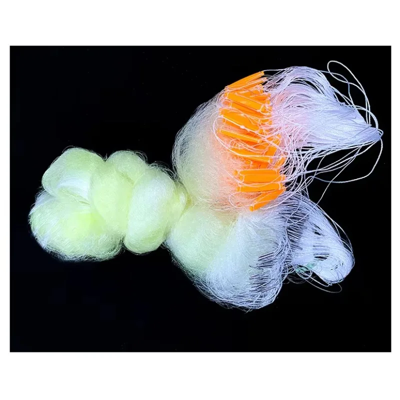 Three Layers Gill-net Pure Nylon Monofilament Net Manufacturer White Wire Catching Fish Net