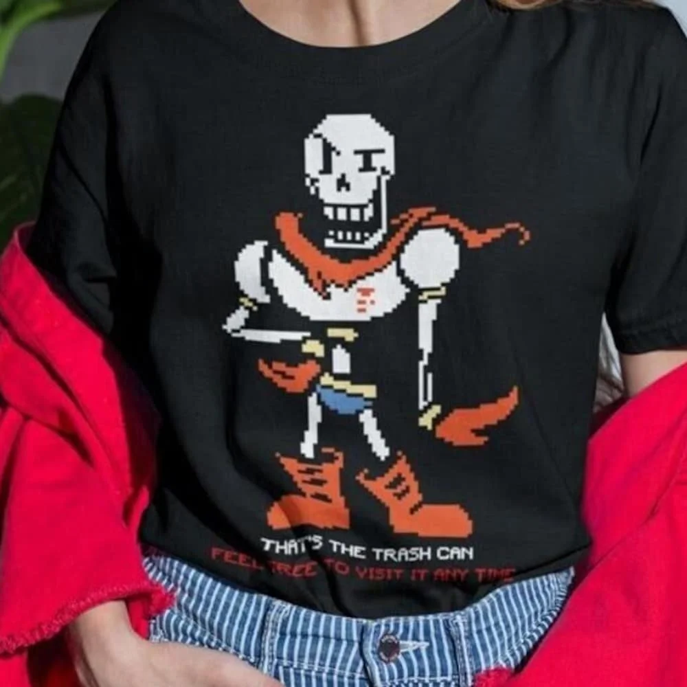 

Undertale Gaming T Shirt Papyrus Indie