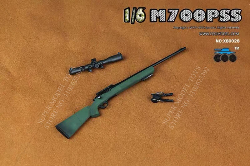 COOMODEL 1/6 مقياس الجندي المشهد ملحق PSG-1 M700PSS الأخضر X80026-28 بندقية قنص ل 12 بوصة عمل نموذج لجسم اللعب #5