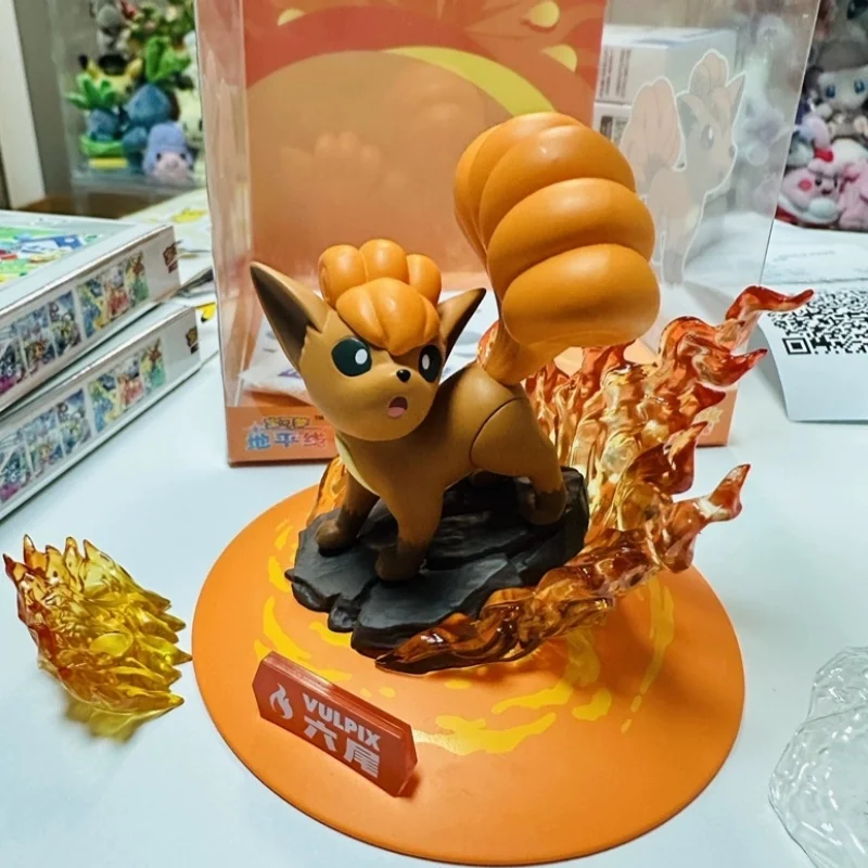 

Genuine Snorlax Vulpix Mini Figure Collectible Figurine Desktop Decor Ornament Toy For Anime Fans Home Decoration