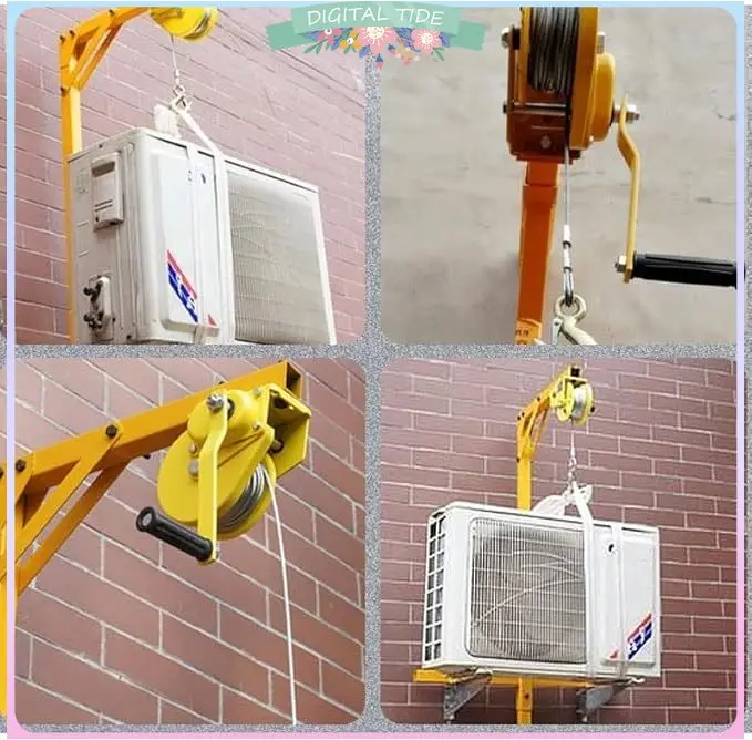 

Ручной подъемный кран из нержавеющей стали, 20 м, самоблокирующаяся ручная лебедка в сборе, кондиционер