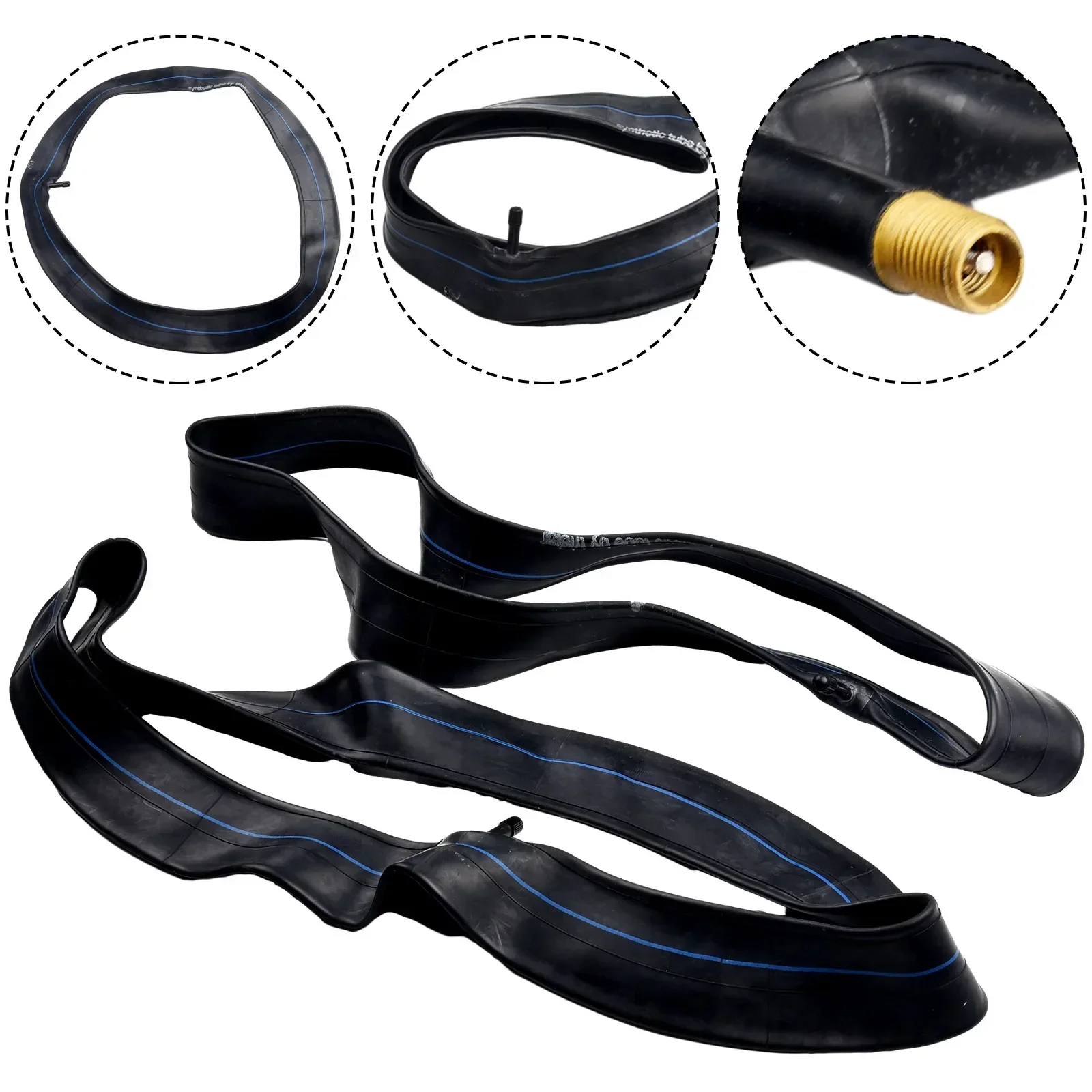 1/2pcs Tyres 20×3 20×3.0 Butyl Rubber Inner Tube 20×3.00 Inner Camera Straight For 20Inch Tire Electric Vehicle Accessory