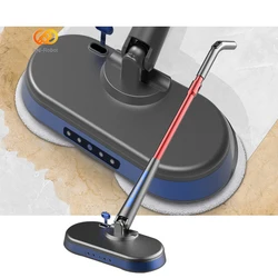 2022 high quality smart household cleaning tools wireless electric spin rotation mop with rechargeable battery