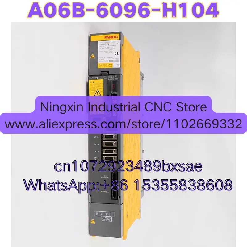 Latest Quotation Used Fanuc Servo Amplifier Module A06B-6096-H104 Tested Ok for CNC Machine