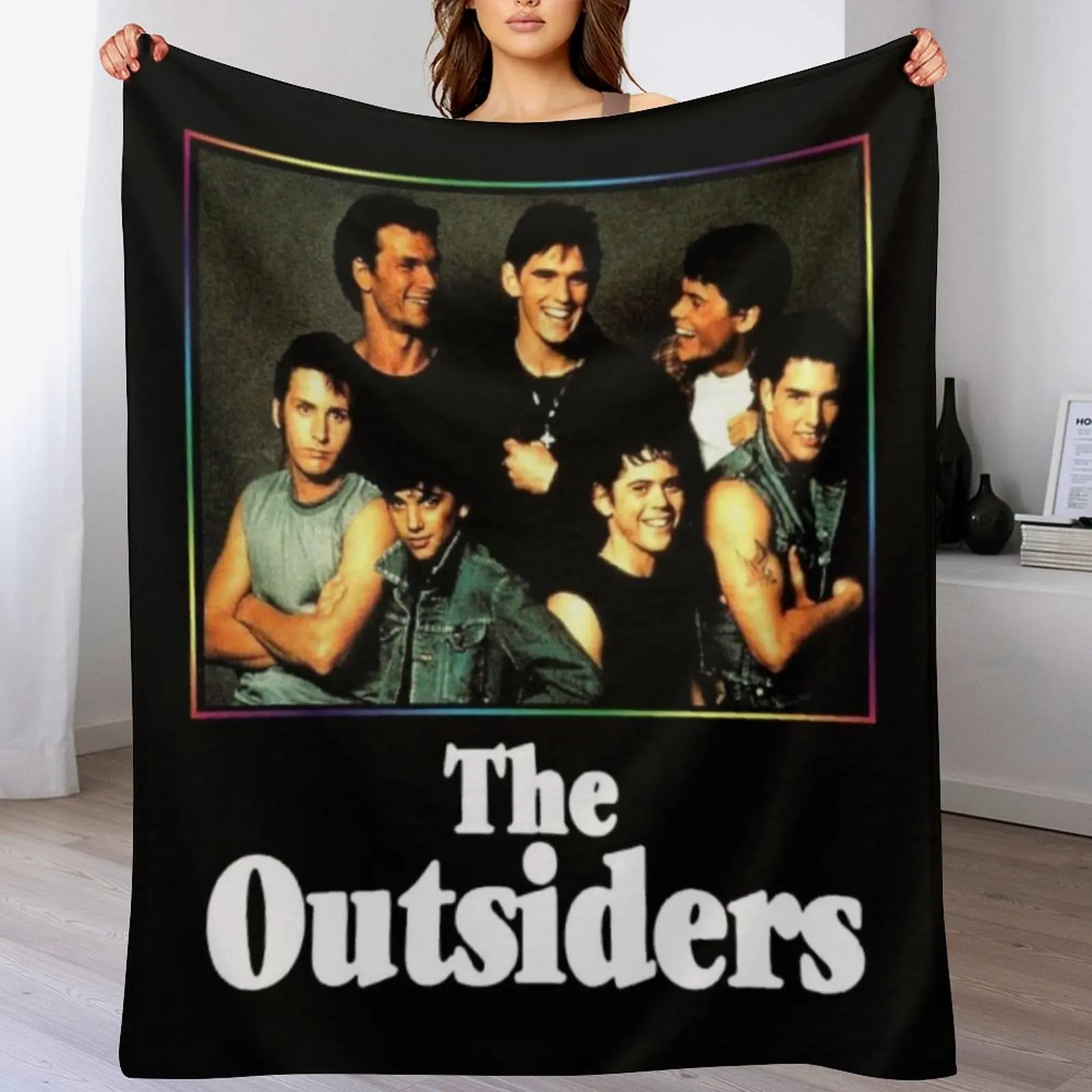 The Outsiders Movie T-ShirtThe Outsiders Movie Throw Blanket wednesday Custom Decorative Throw Blankets