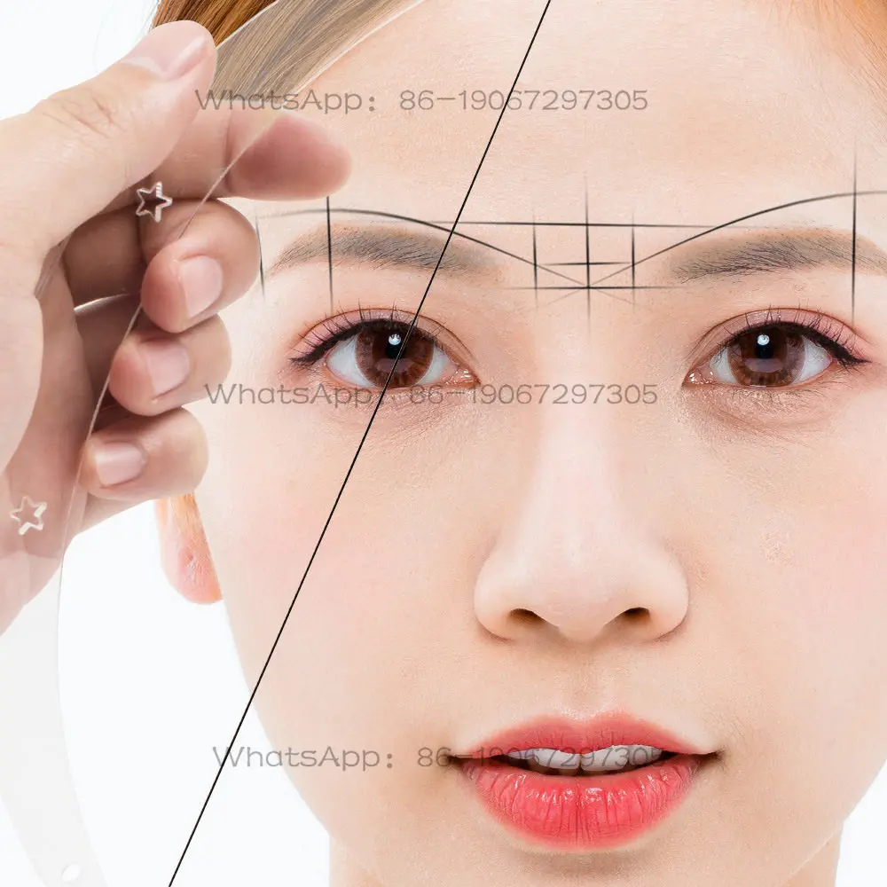 3PCS Positioning Line Drawing Auxiliary Level Gauge Transparent Balanced Symmetrical Inked Line Measuring Gauge