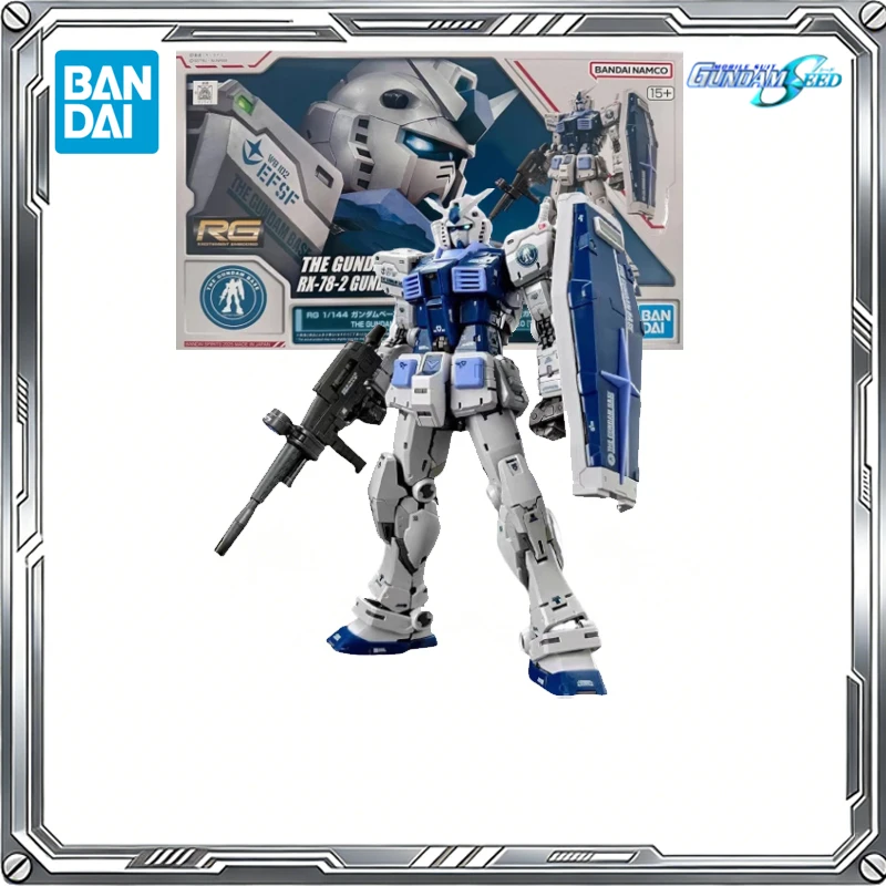 

Оригинальная сборная модель Bandai RG 1/144 Anime GUNDAM BASE LIMITED RX-78-2 GUNDAM Ver.2.0, коллекционная игрушка, подарок