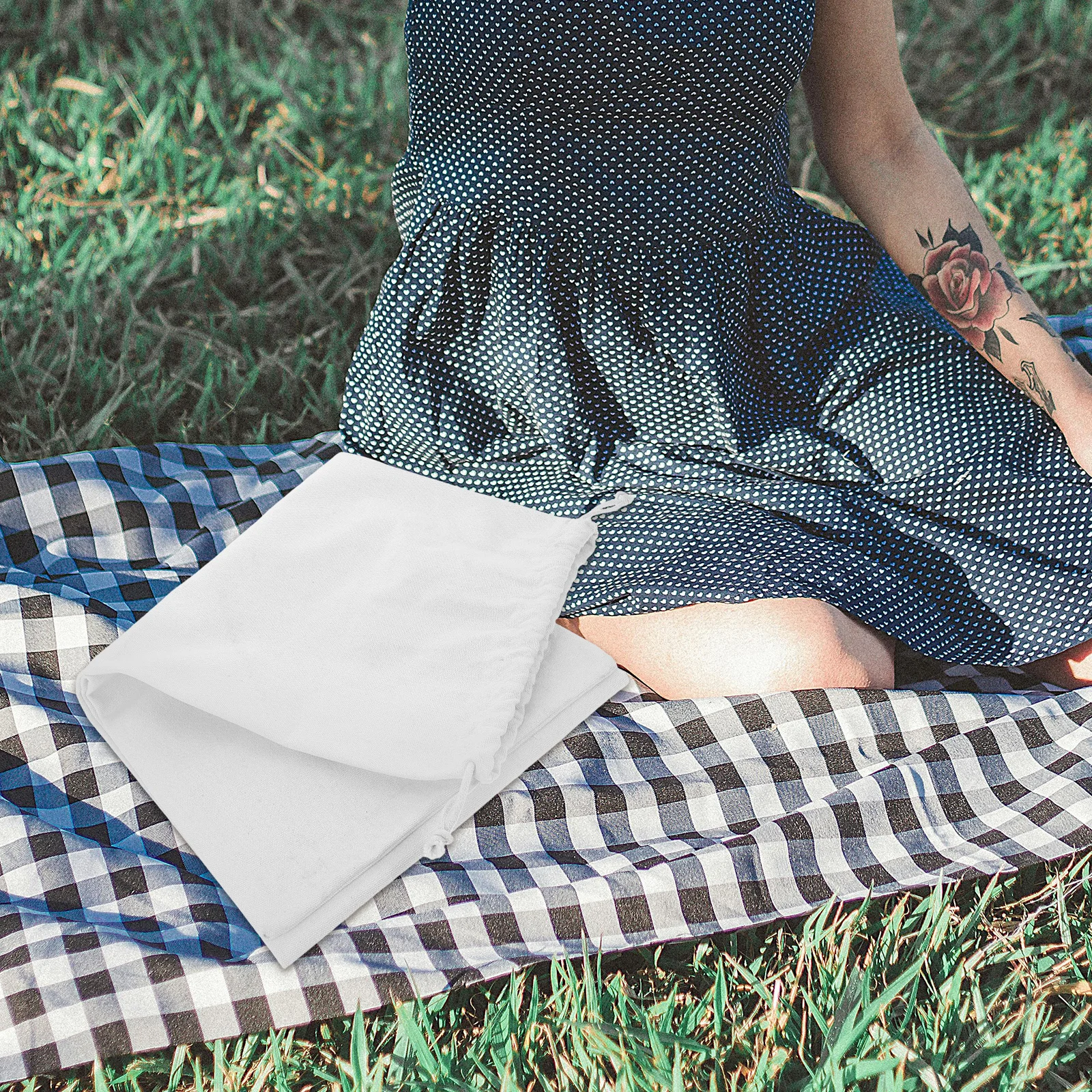 카펫 매트 보관 가방 방진 커버 담요 정리함 졸라매는 끈 옷