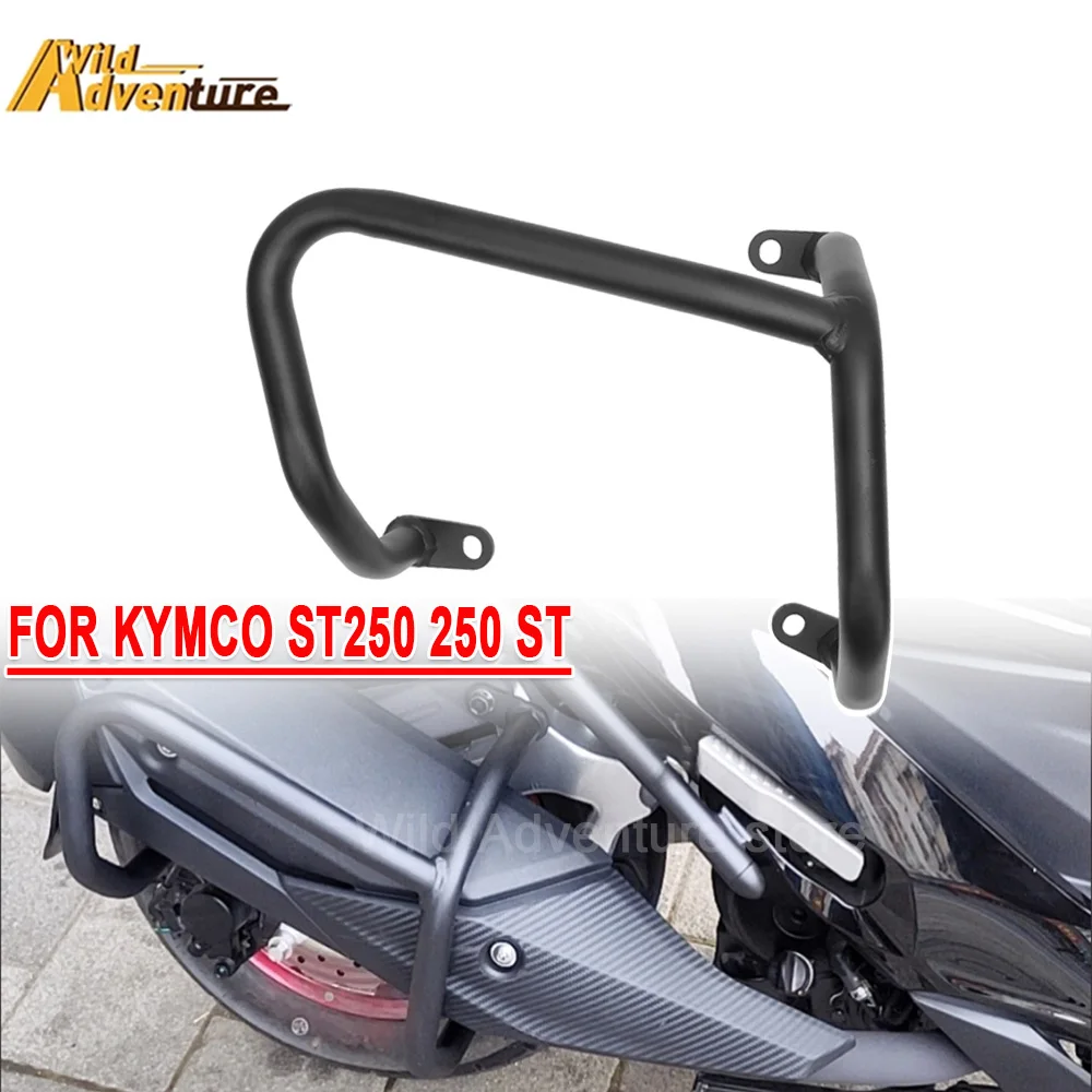 

For KYMCO ST250 ST 250 250ST 250 ST Exhaust Guard Crash Bar Bumper Muffler Protector Stunt Cage Falling Protection Accessories