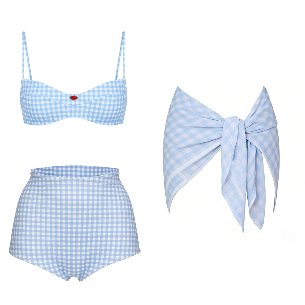 bikini F and skirt