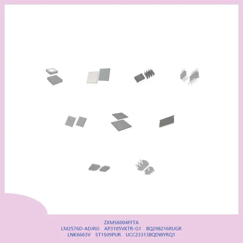 

ZXMS6004FFTA LM2576D-ADJRG AP3105VKTR-G1 BQ298216RUGR LNK6663V ST1S09PUR UCC23313BQDWYRQ1