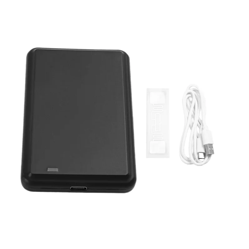 -ABPU USB UHF قارئ العلامات ISO18000-6C 6B 860-960Mhz قراءة الكاتب HID-USB إخراج COM افتراضي قابل للتعديل