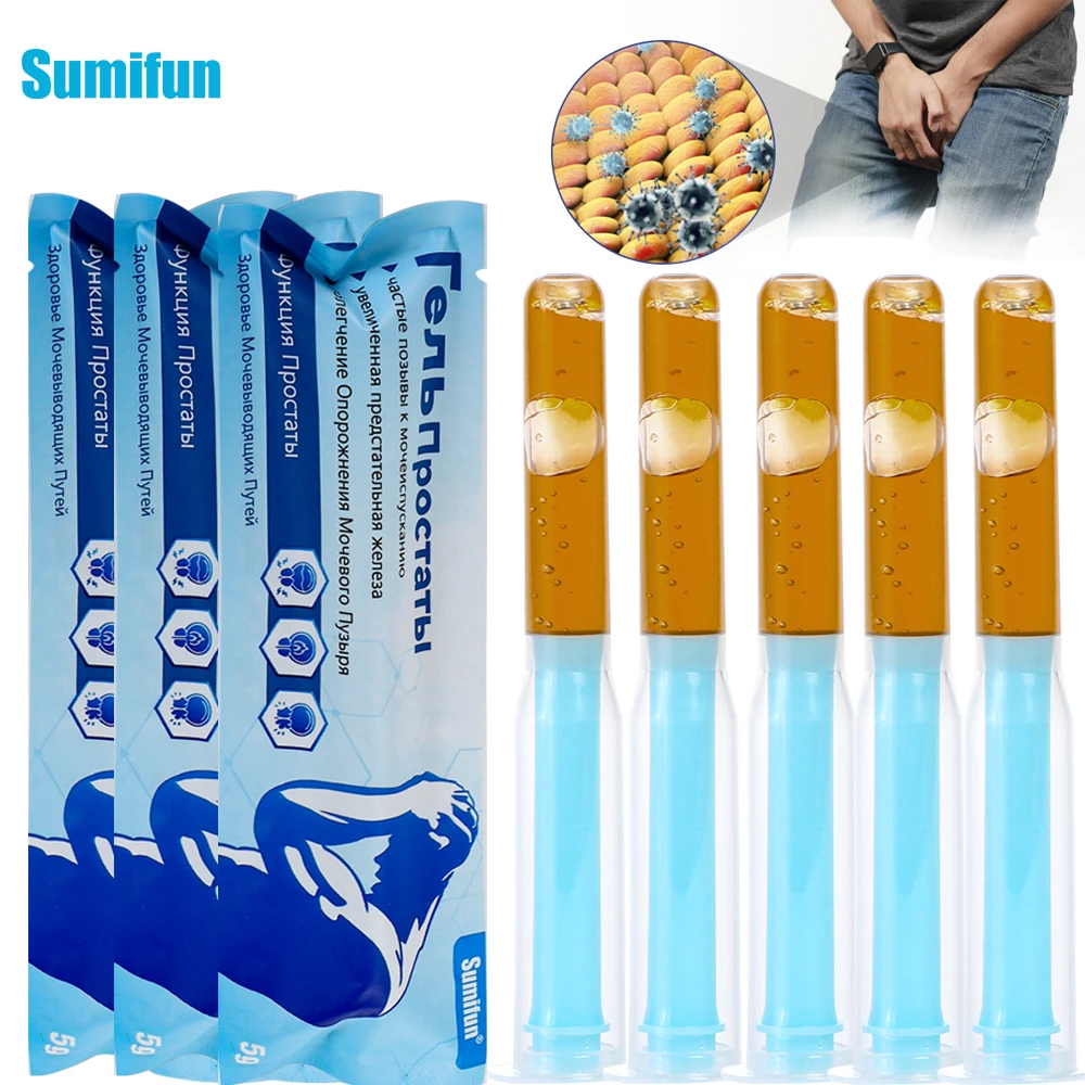 3/5/10Pcs Sumifun Prostatitis Gel Male Prostate Chronic Prostatitis Prostatic Urethritis Cure Men Medical Health Care Plaster