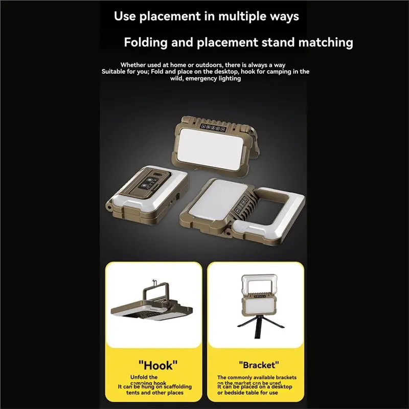 【ADD TO CART 】Rechargeable Smart LED Camping Lantern Portable Magnetic Light Tent Light Outdoor Hiking Hanging Light