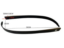 1pair Recurve Bow Limbs 168  18-40lbs Right/left Hand Bow Carbon Bow Limbs For Athletics Practice Hunting Accessory