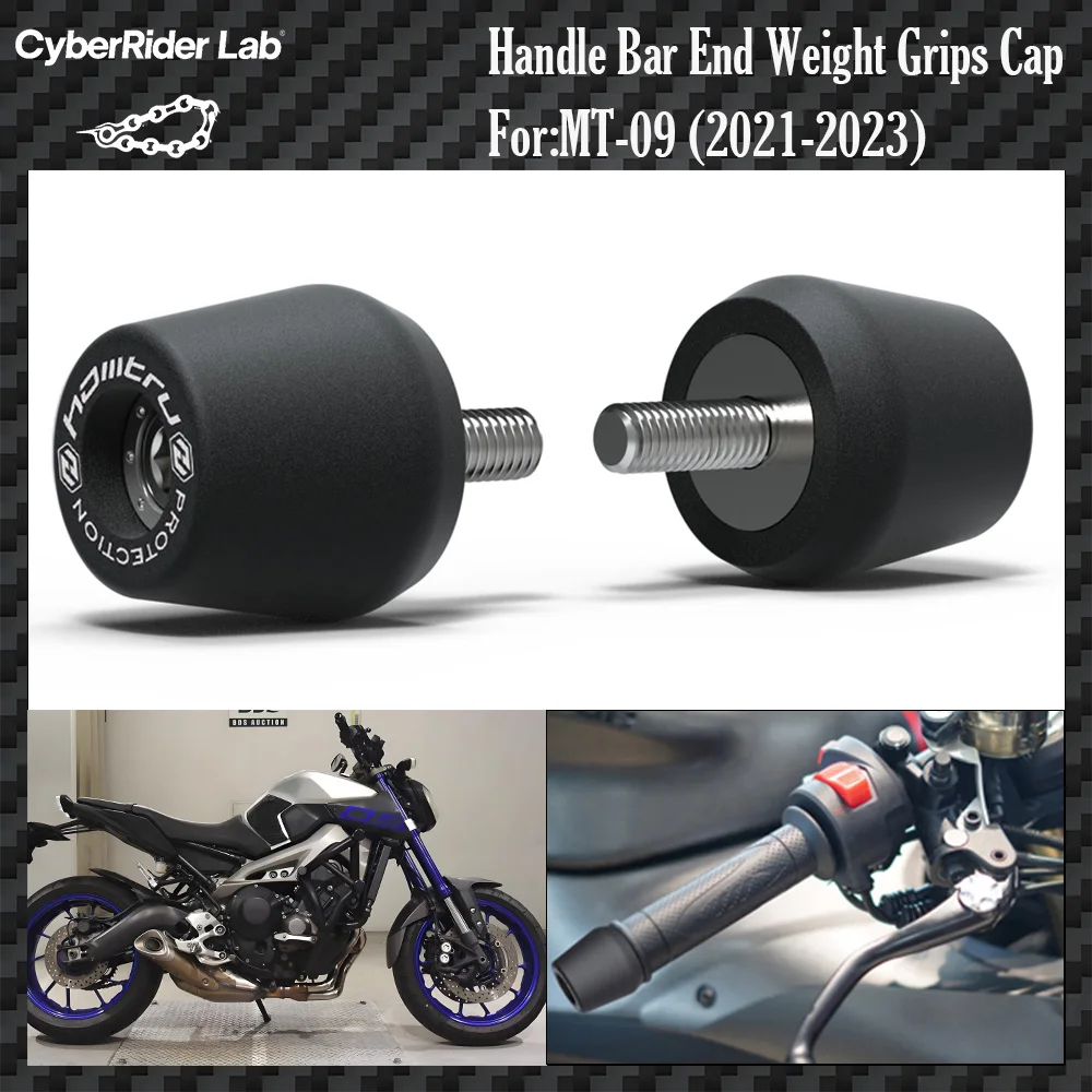 

​​For Yamaha MT-09/SP 2021-2023 CNC Bar End Caps - Hyper Naked Aircraft Aluminum No Tools Rider Gift Back to School​​