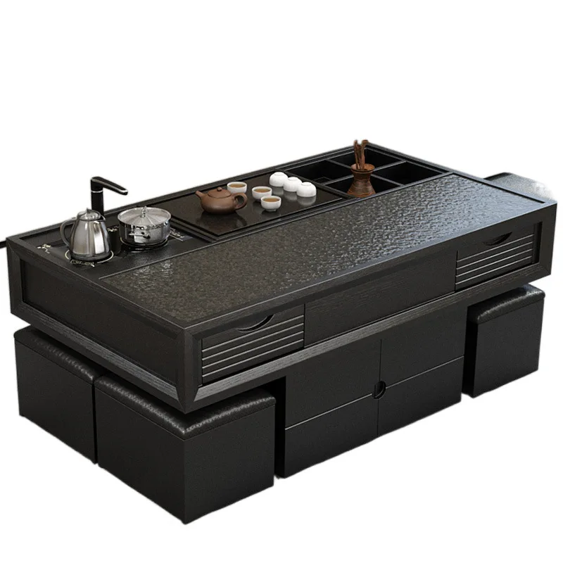 

Modern and simple, small apartment Kung Fu coffee table table, one-piece