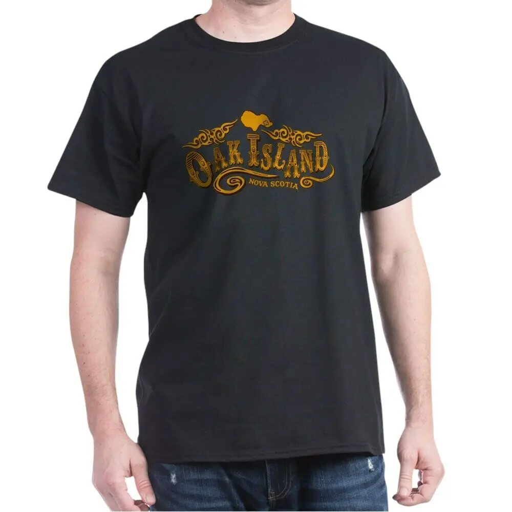 CafePress Oak Island Saloon Dark T Shirt 100 Cotton 546111148 long or short sleeves