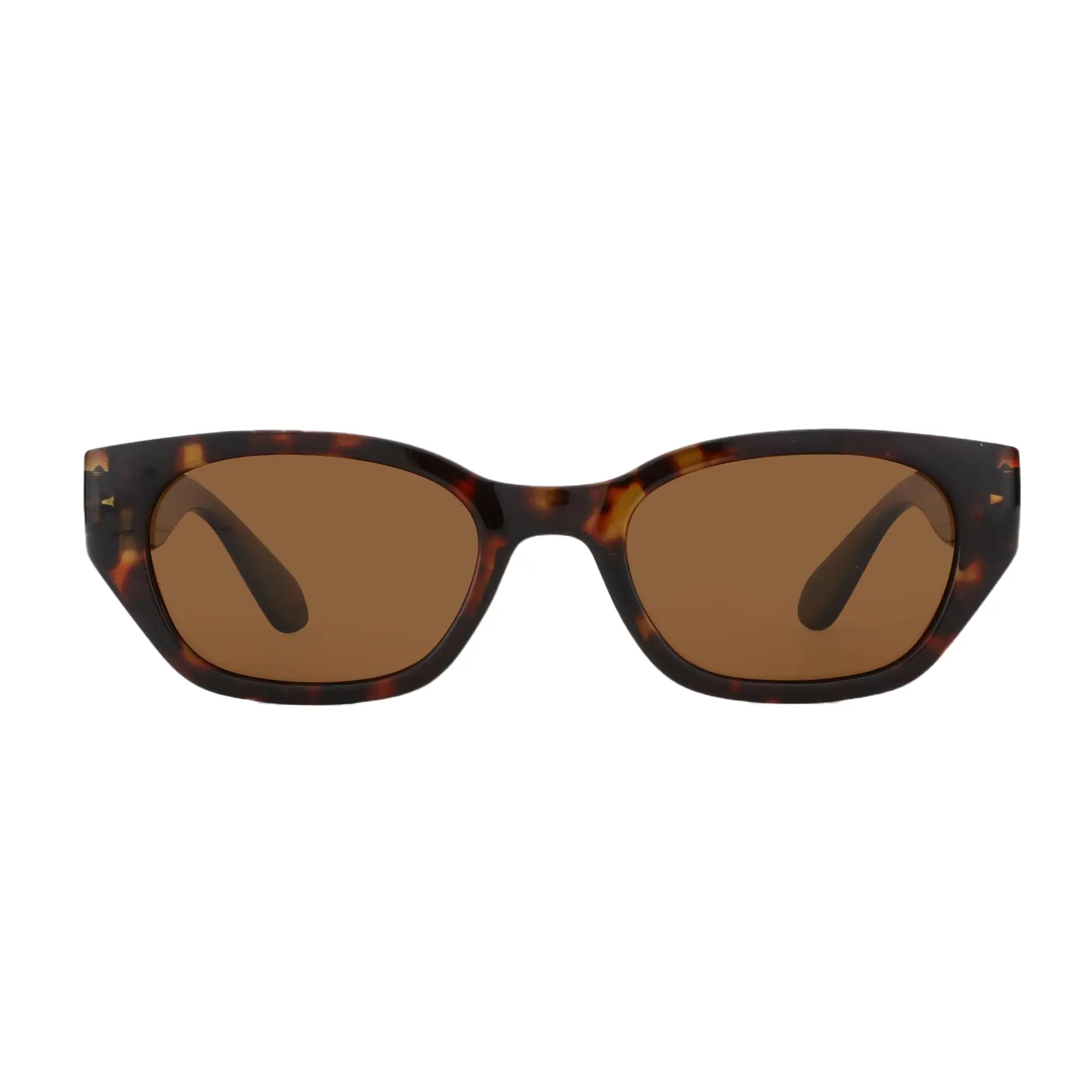 Trendy Rectangle Cateye Polarized Sunglasses with UV400 TAC Lenses TAC Polarized Lens Sunglasses Classic Square Plastic Frame  main image 2