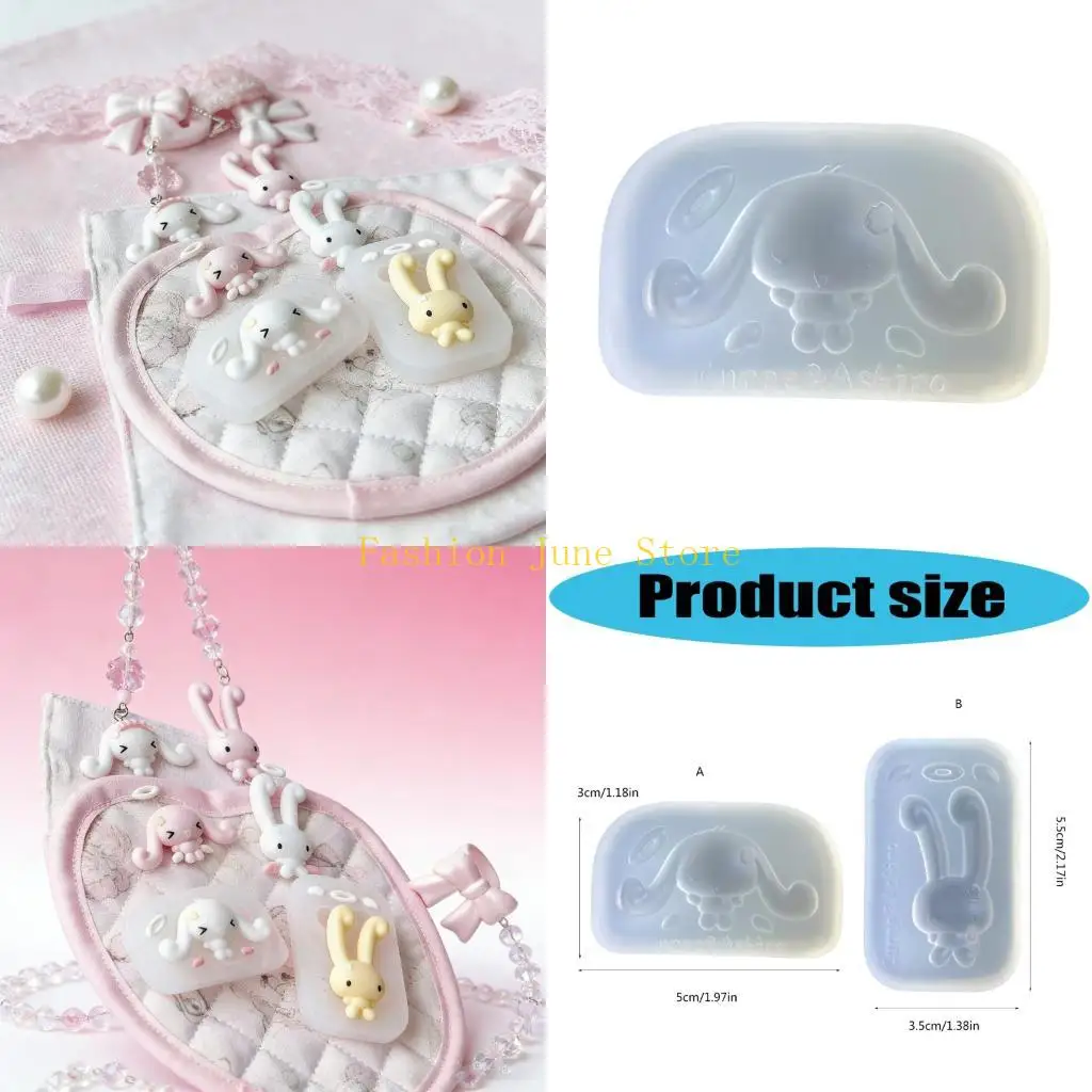 N5KA Easy Release Silicone Rabbit Mold for Beginners Crafting Decorations