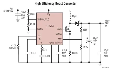 LT3757 LT3757EMSE LT3757IMSE LT3757HMSE LT3757MPMSE - وحدة التحكم المعززة والعاكس