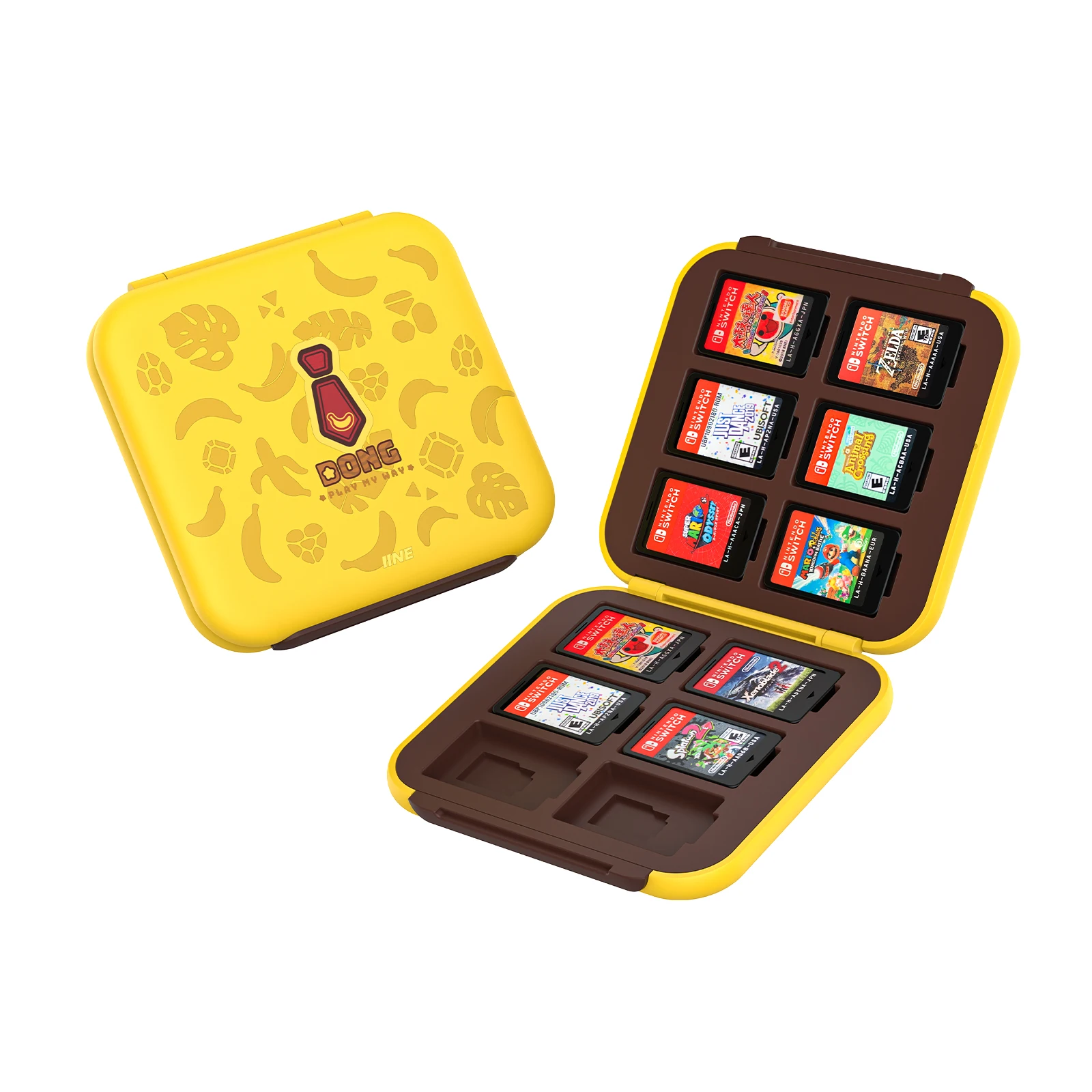 IINE Banana Hero beschermhoes voor Switch 2/Precision Mold/Dockable Case/Volledige bescherming/Exclusief ontwerp/Opbergtas/