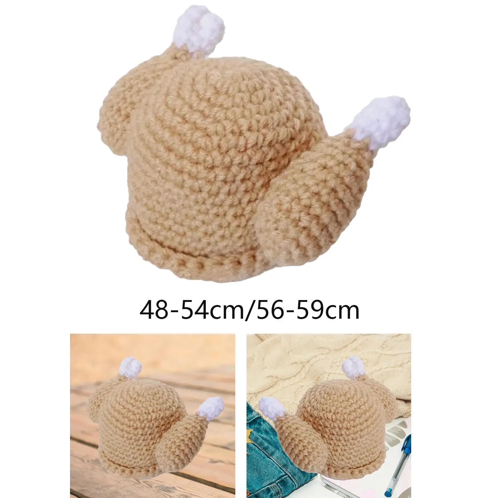 Divertente Cappello a Forma di Tacchino Leggero, Accessorio Decorativo per Cosplay, Ideale per Feste, Vacanze, Festival, Spettacoli Teatrali e Travestimenti