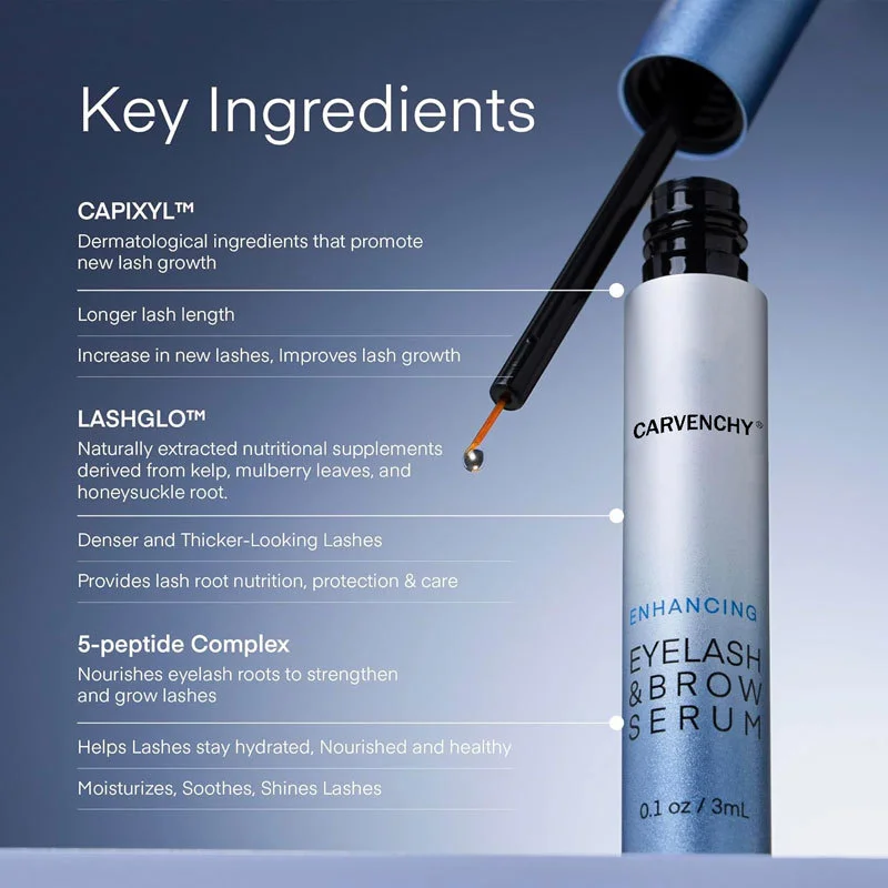 이Siero per la crescita delle ciglia 7 giorni Ciglia naturali Sopracciglio Enhancer Balsamo per il rafforzamento del liquido naturale più lungo e più pieno