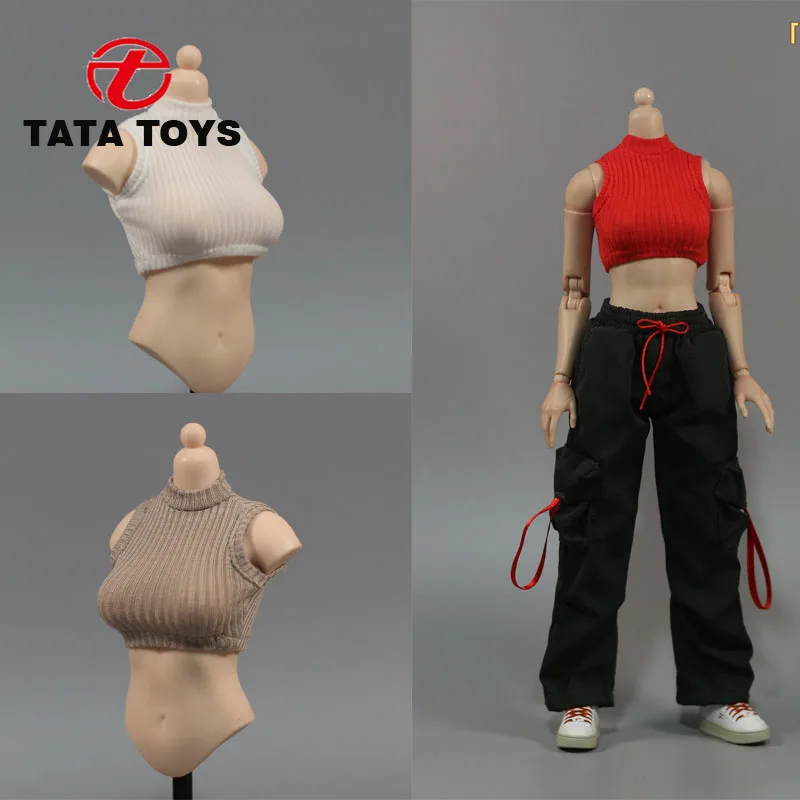 

1/6 Scale female clothes sleeveless sweater vest fit 12 inches action figure dolls