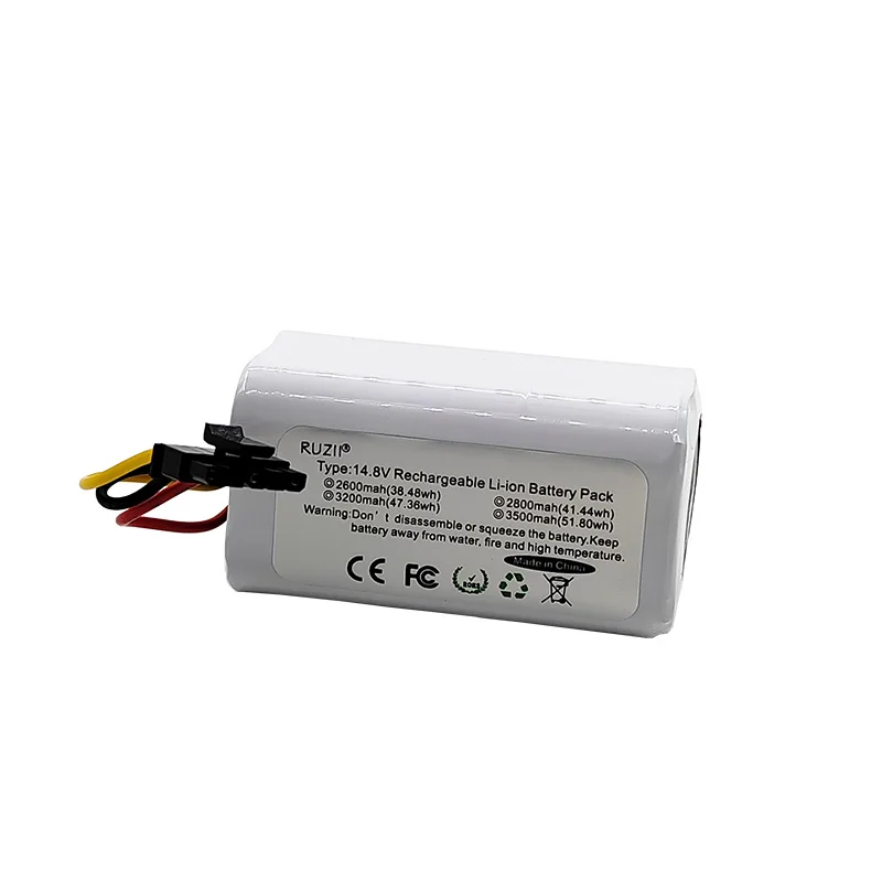 New 14.4V 2600mAh 3500mAh Rechargeable Lithium  Battery  for Mi Robot Vacuum Cleaner Mop 2 Lite MJSTL Spare battery