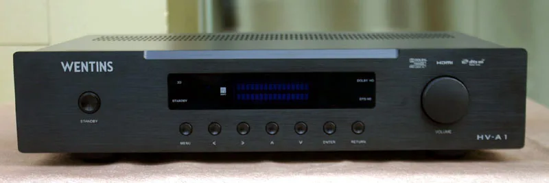 W-010 WENTINS HV-A1 home theater HD 3D pre amplifier AV decoder 3D playback effect, HD-MI1.4/lip sync/BT reception